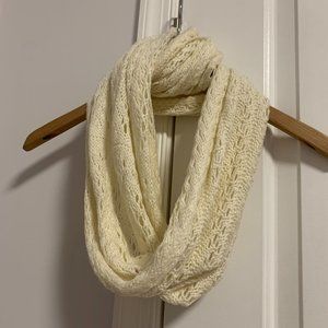 Cream infinity scarf